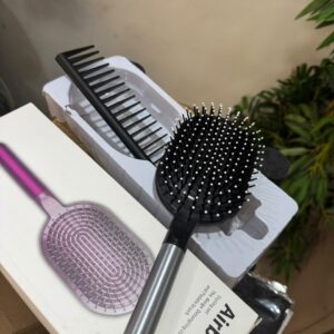 Airbag Comb Styling Set — Detangling Comb & Paddle Brush