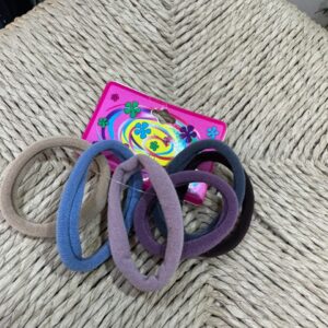 Elastic Hair Ties / Seamless Ponytail Bands (Assorted Neutrals)