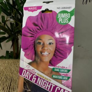 Magic Collection Satin Day & Night Cap — Jumbo Plus (No. 2283AST)