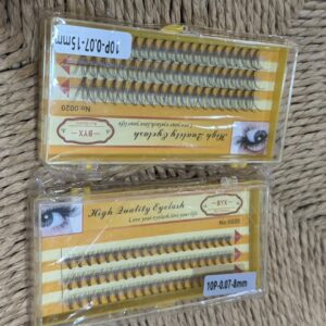 BYX High Quality Individual Cluster Eyelashes (0.07mm — 8mm & 15mm)