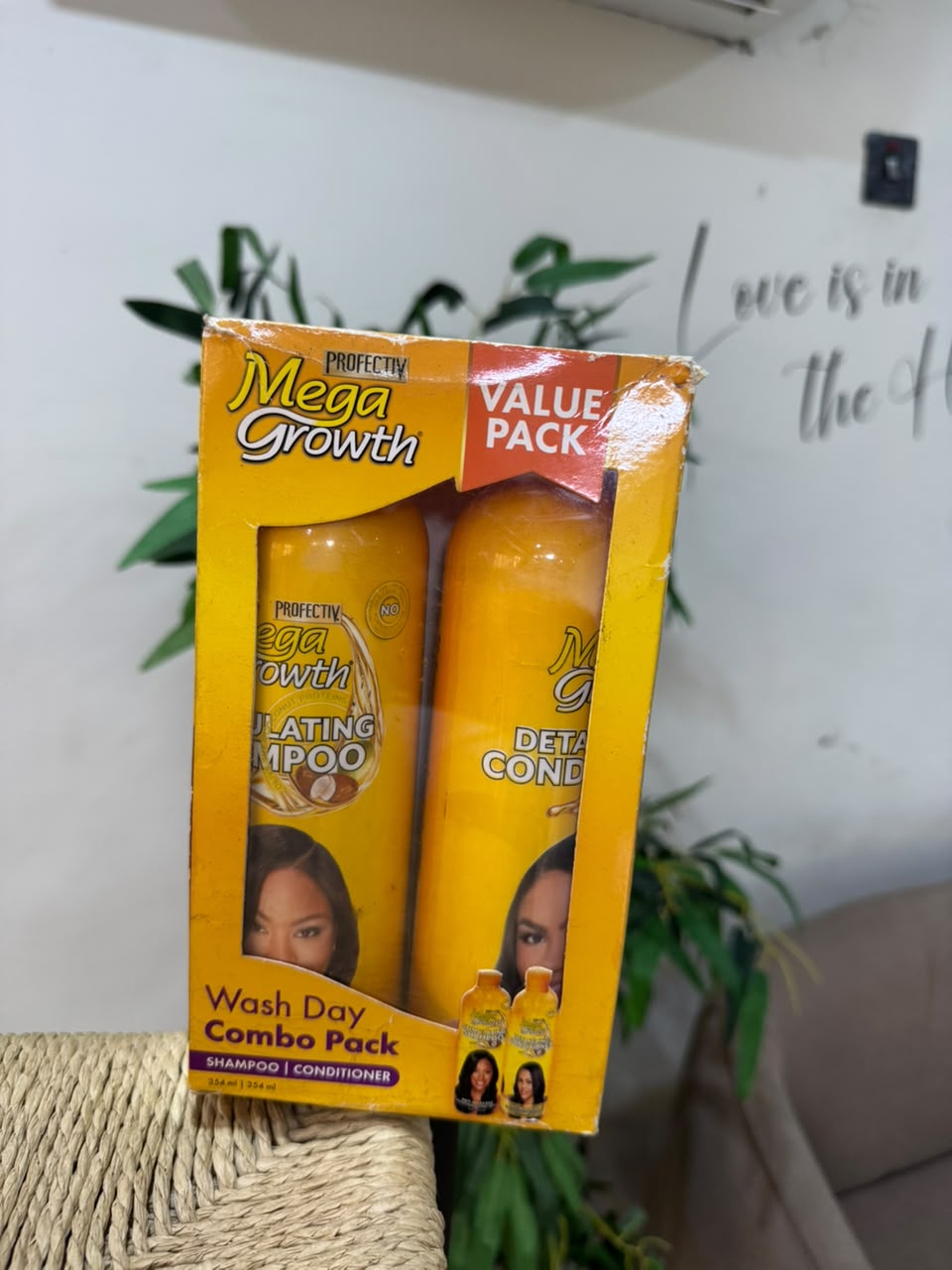 Profectiv Mega Growth Wash Day Combo Pack (Shampoo + Conditioner Value Pack)